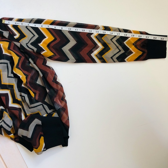 MISSONI FOR TARGET Retro Sheer Blouse - Picture 8 of 9